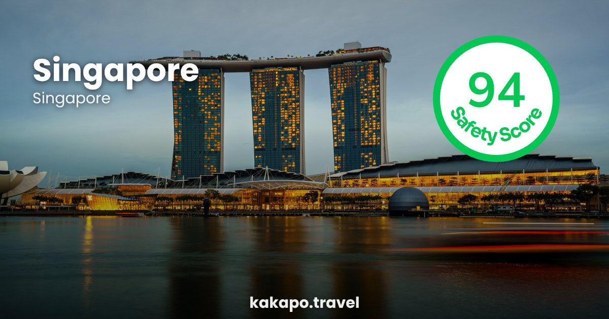 Singapore, Singapore — safety score 94 out of 100