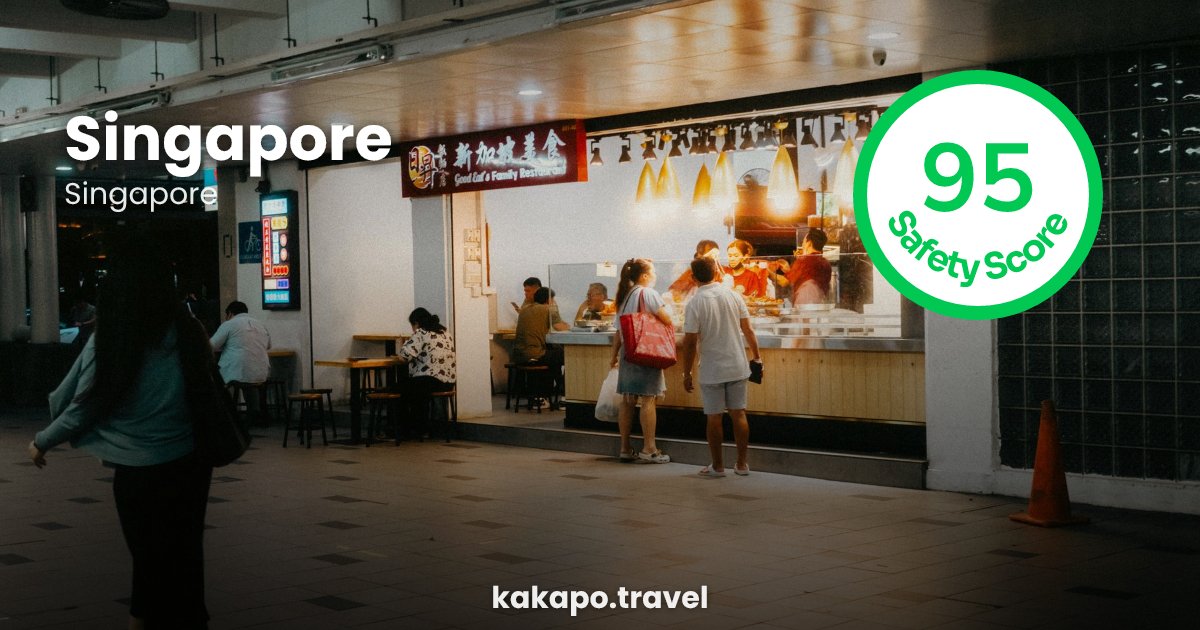 Singapore, Singapore — safety score 95 out of 100