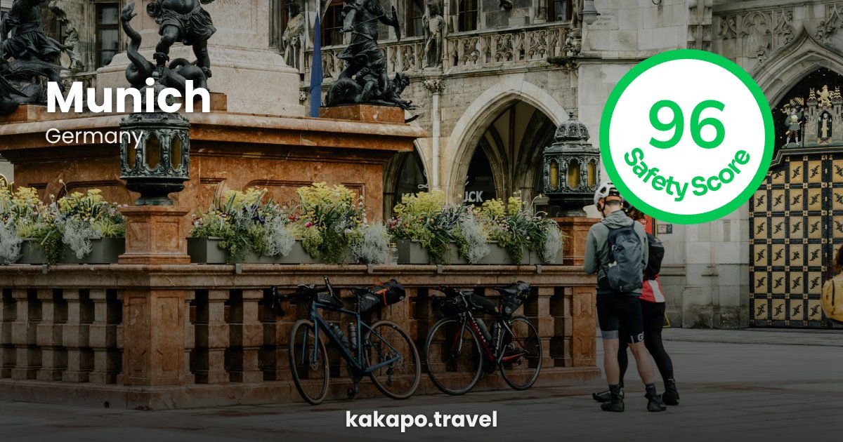 Munich, Germany — safety score 96 out of 100
