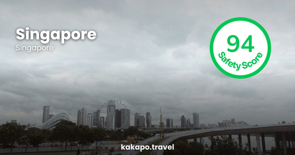 Singapore, Singapore — safety score 94 out of 100