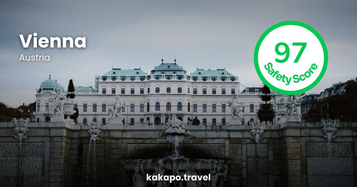 Vienna, Austria — safety score 97 out of 100