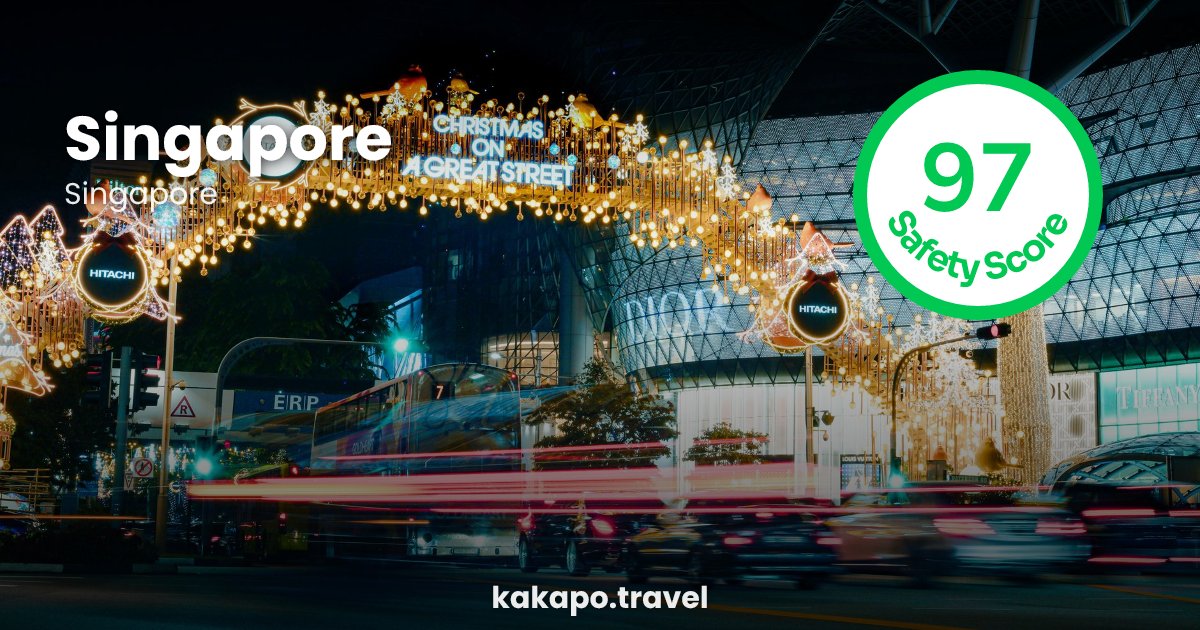 Singapore, Singapore — safety score 97 out of 100