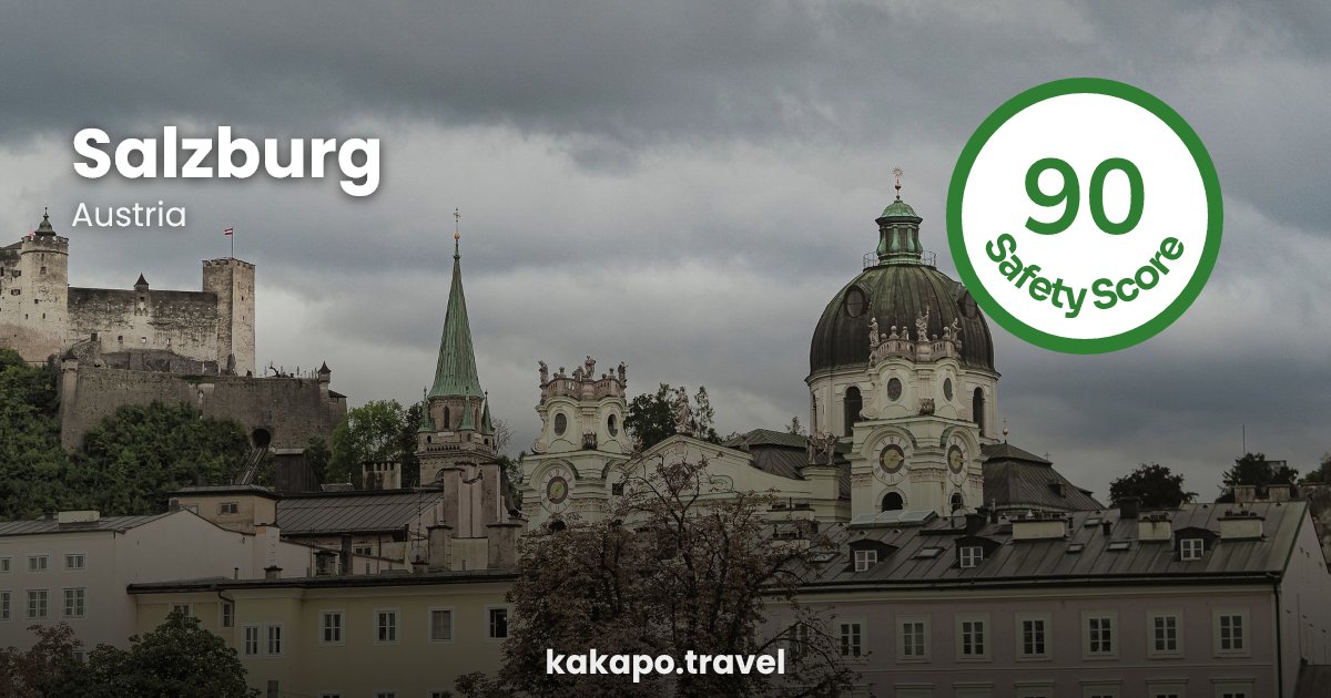 Salzburg, Austria — safety score 90 out of 100