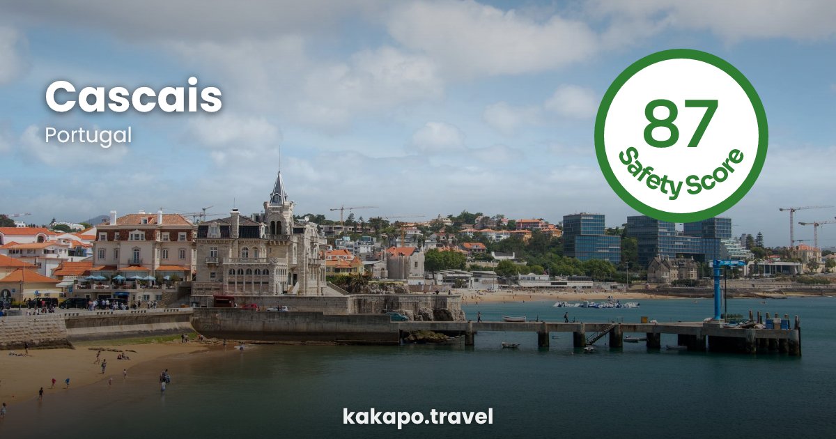 Cascais, Portugal — safety score 87 out of 100