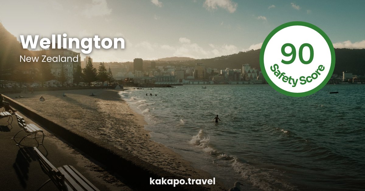 Wellington, New Zealand — safety score 90 out of 100