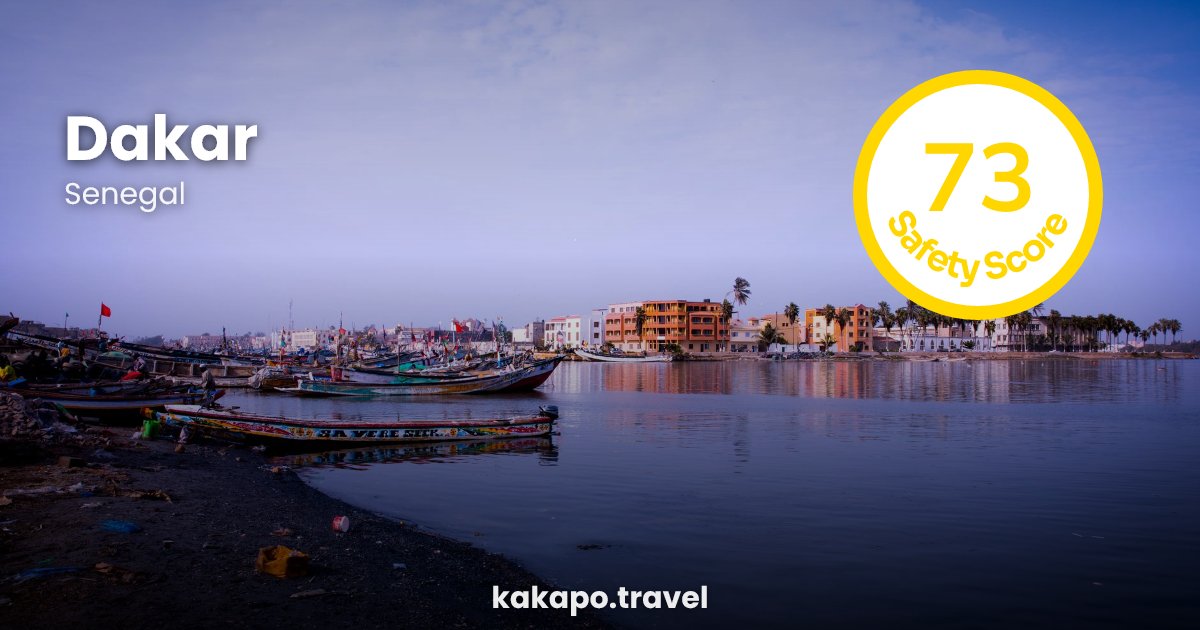 Dakar, Senegal — safety score 73 out of 100