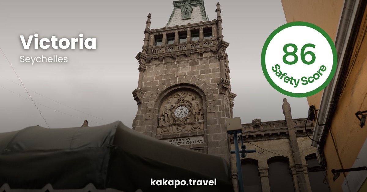 Victoria, Seychelles — safety score 86 out of 100