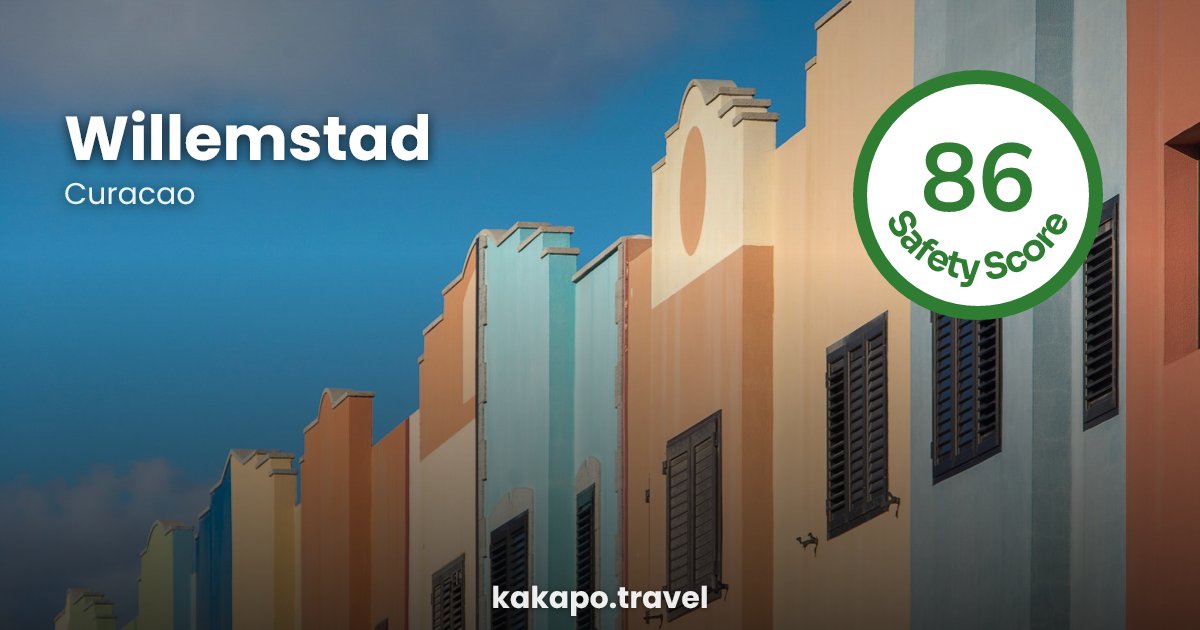 Willemstad, Curacao — safety score 86 out of 100