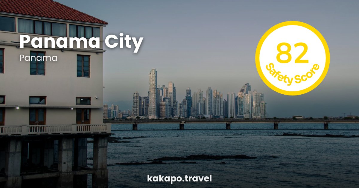Panama City, Panama — safety score 82 out of 100