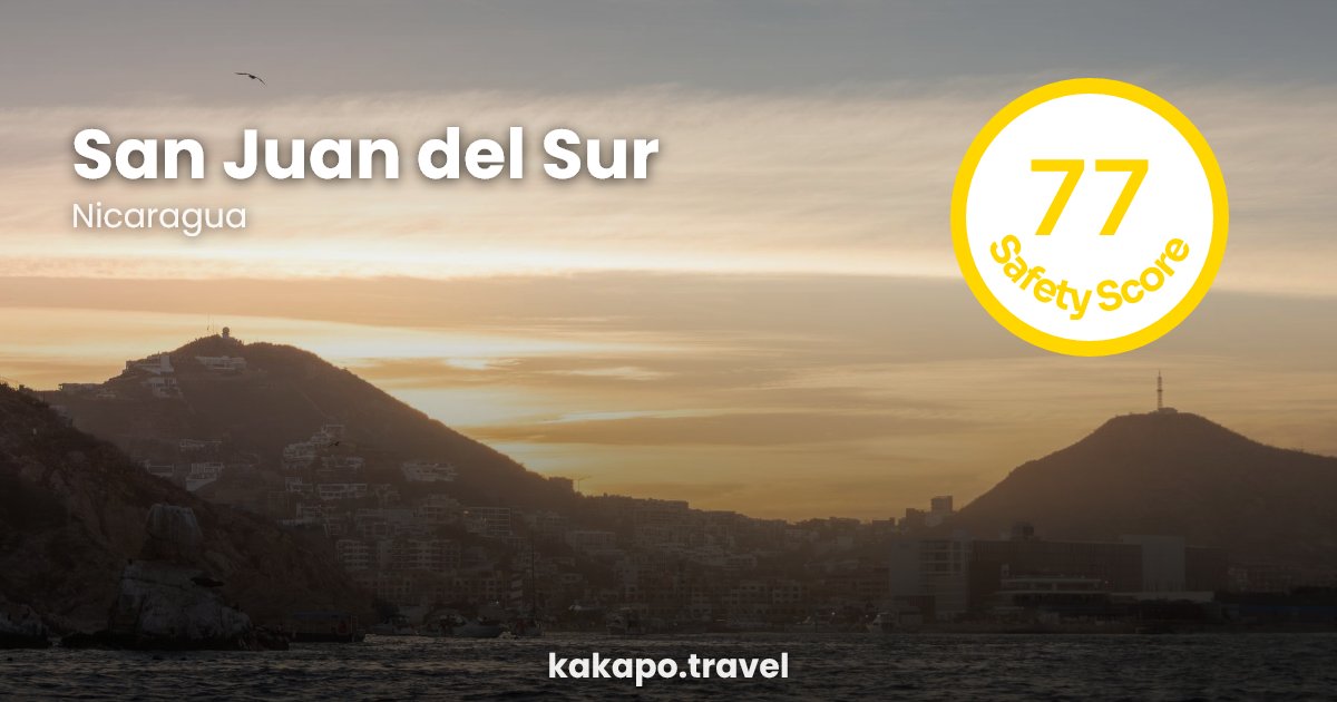 San Juan del Sur, Nicaragua — safety score 77 out of 100