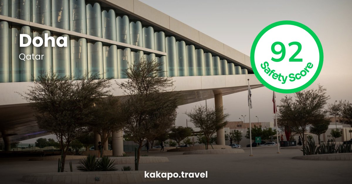 Doha, Qatar — safety score 92 out of 100