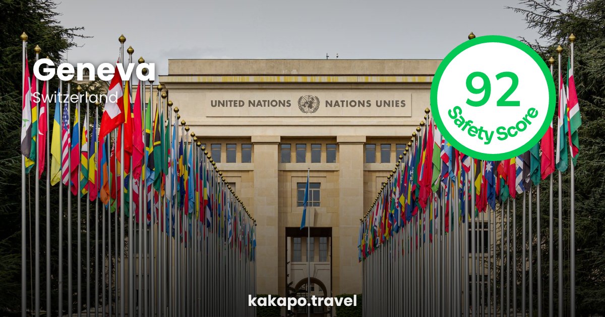 Geneva, Switzerland — safety score 92 out of 100