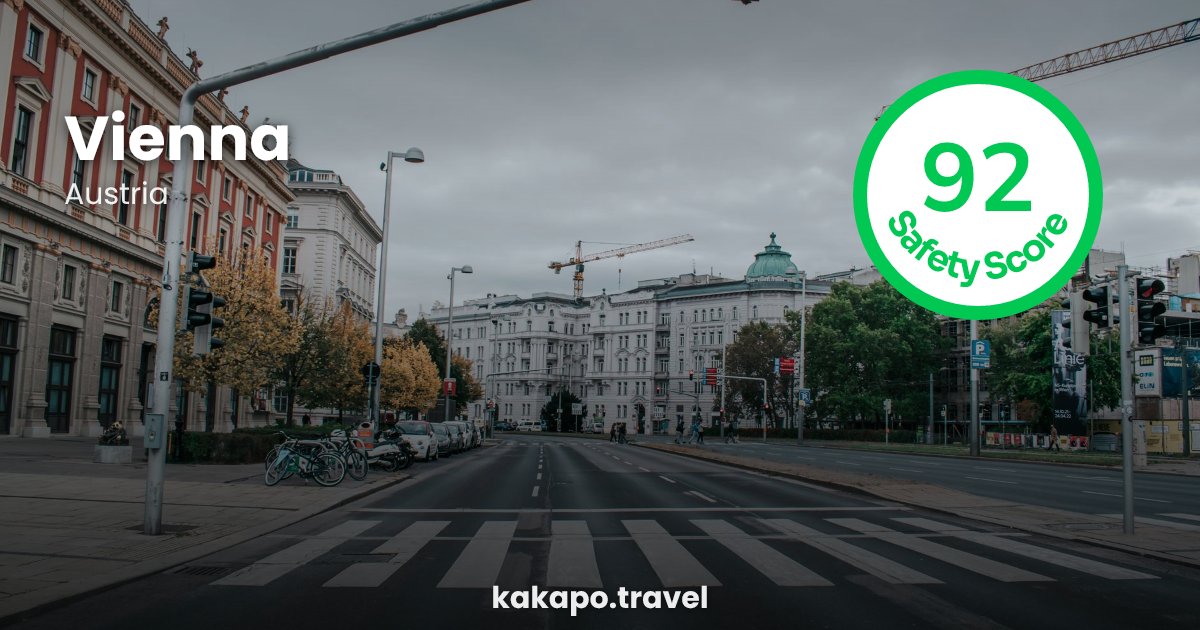 Vienna, Austria — safety score 92 out of 100