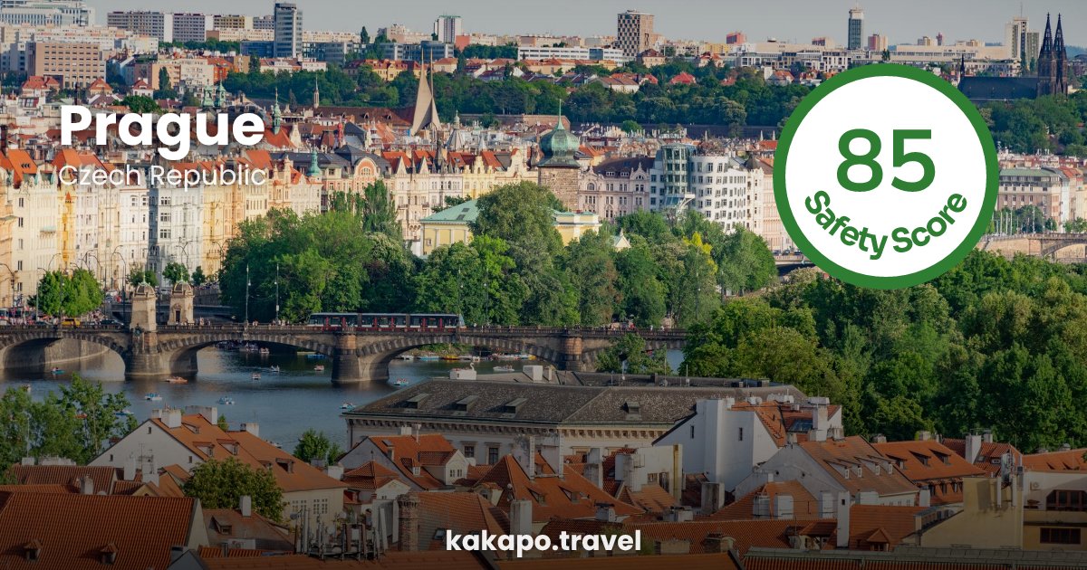 Prague, Czech Republic — safety score 85 out of 100
