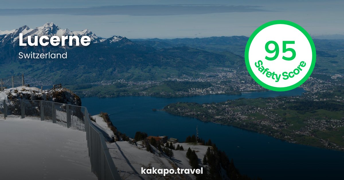 Lucerne, Switzerland — safety score 95 out of 100