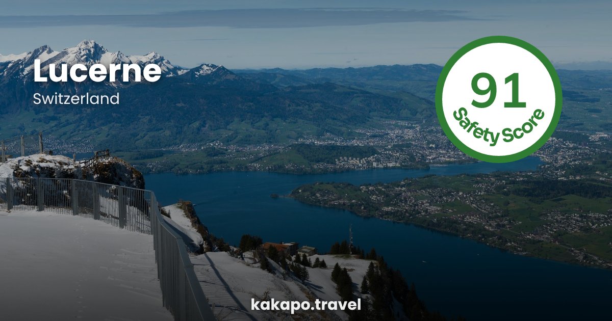 Lucerne, Switzerland — safety score 91 out of 100