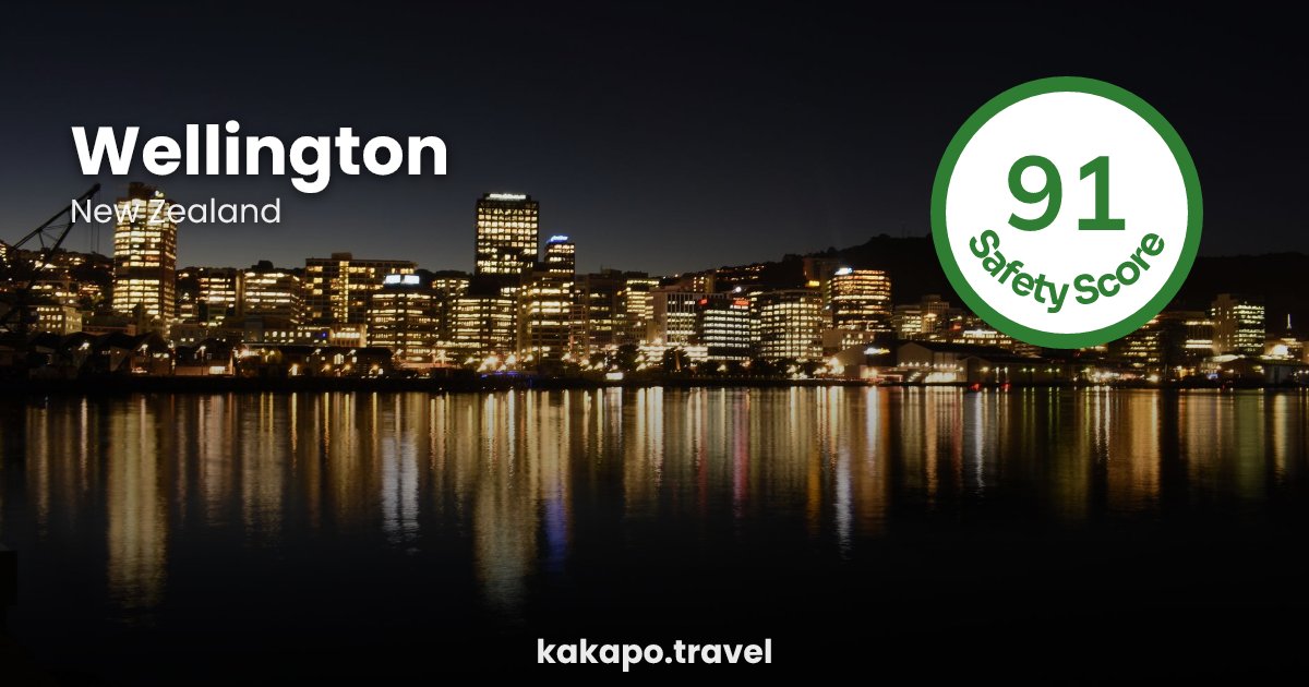 Wellington, New Zealand — safety score 91 out of 100