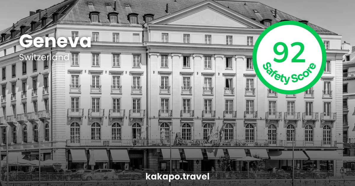 Geneva, Switzerland — safety score 92 out of 100