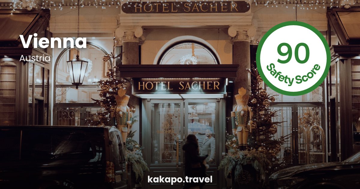 Vienna, Austria — safety score 90 out of 100