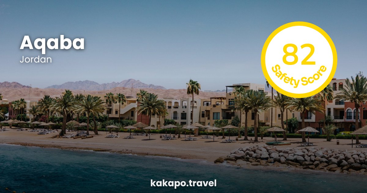 Aqaba, Jordan — safety score 82 out of 100