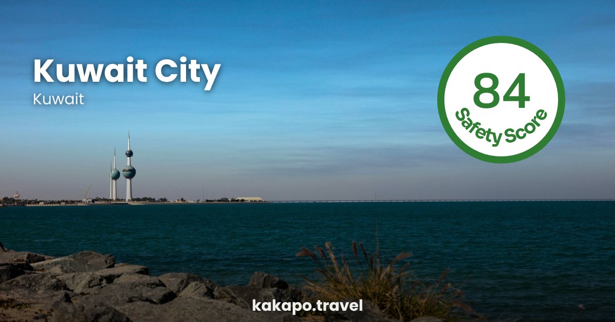 Kuwait City, Kuwait — safety score 84 out of 100