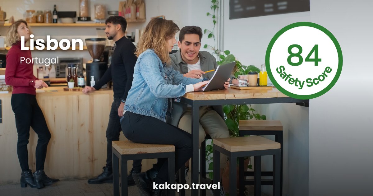 Lisbon, Portugal — safety score 84 out of 100
