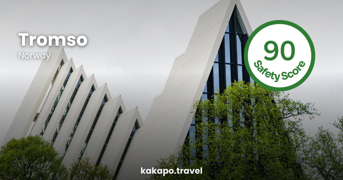 Tromso, Norway — safety score 90 out of 100
