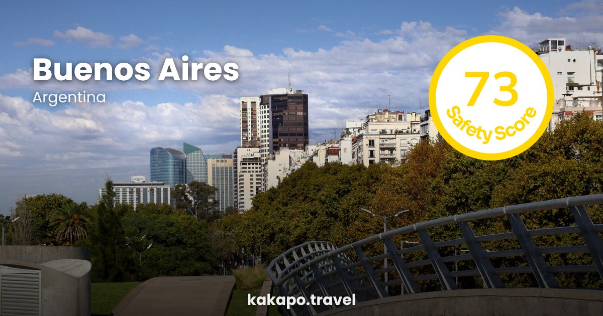 Buenos Aires, Argentina — safety score 73 out of 100