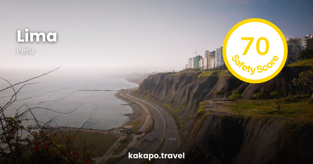 Lima, Peru — safety score 70 out of 100