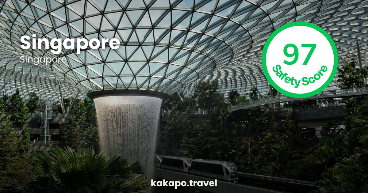Singapore, Singapore — safety score 97 out of 100