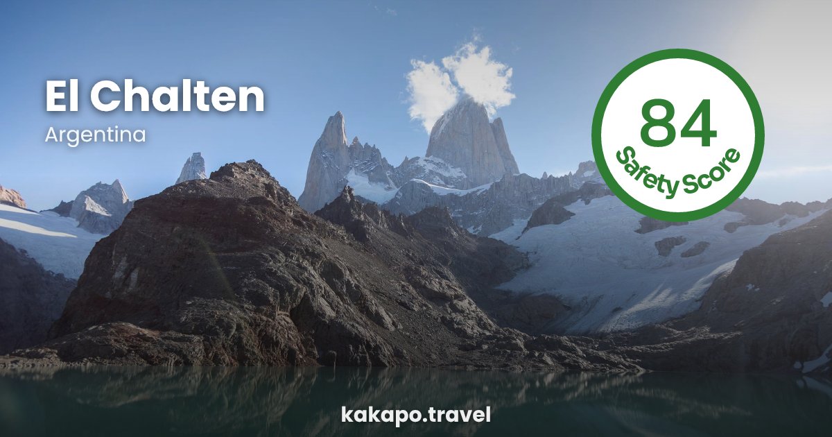 El Chalten, Argentina — safety score 84 out of 100