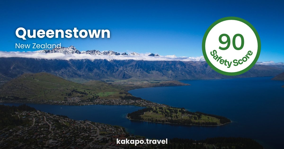 Queenstown, New Zealand — safety score 90 out of 100