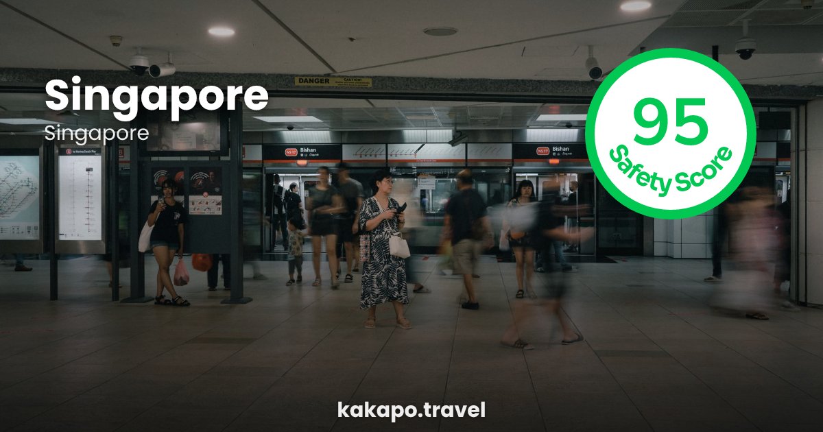Singapore, Singapore — safety score 95 out of 100