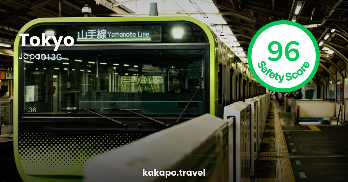 Tokyo, Japan — safety score 96 out of 100