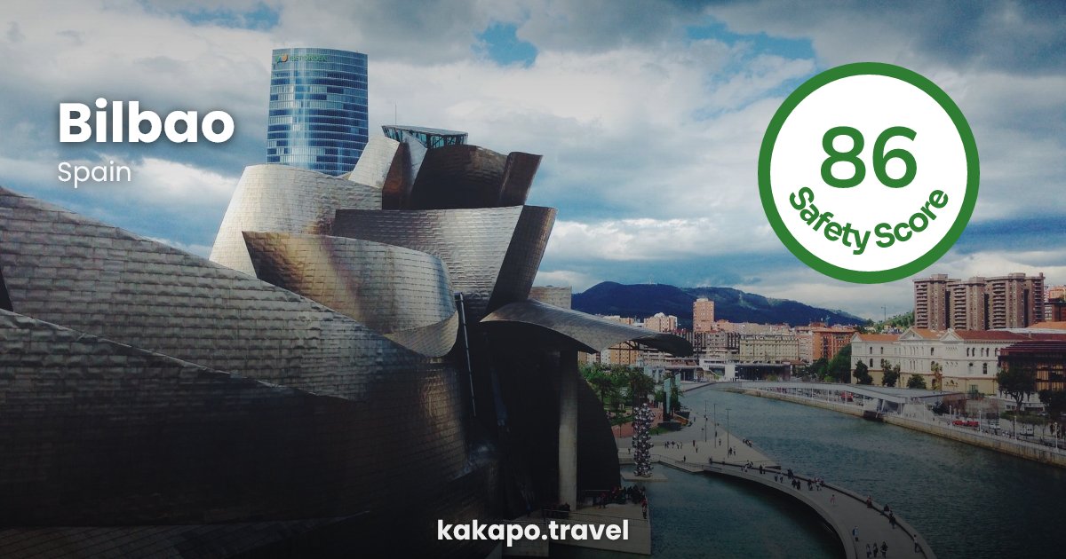 Bilbao, Spain — safety score 86 out of 100