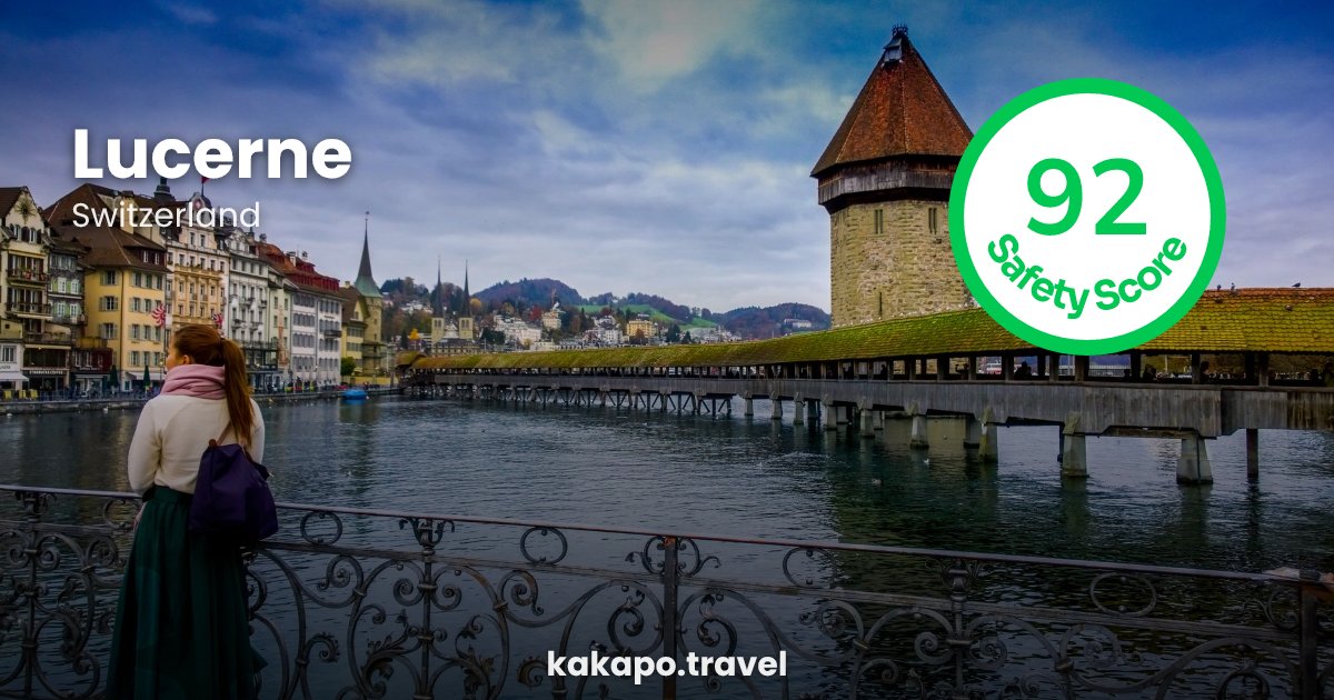 Lucerne, Switzerland — safety score 92 out of 100