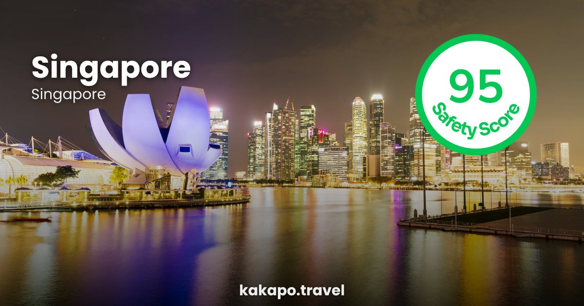 Singapore, Singapore — safety score 95 out of 100