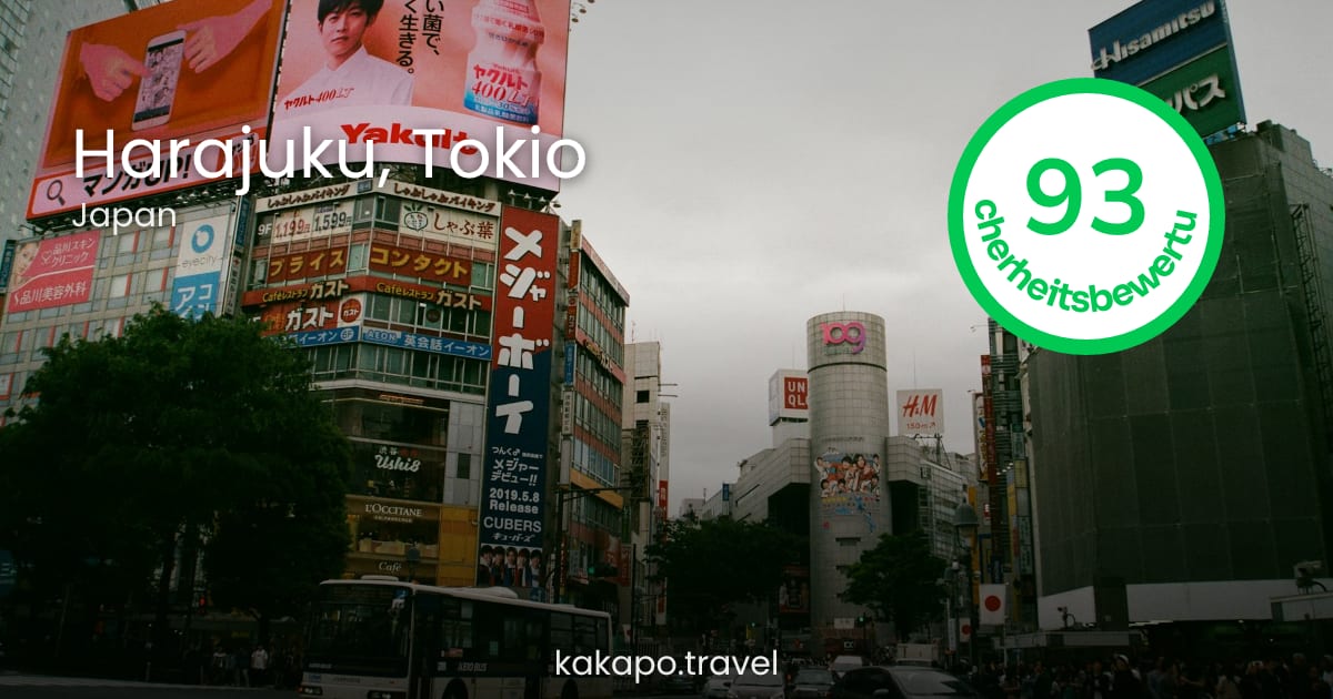 Ist Harajuku nachts sicher? Tokio-Leitfaden 2026