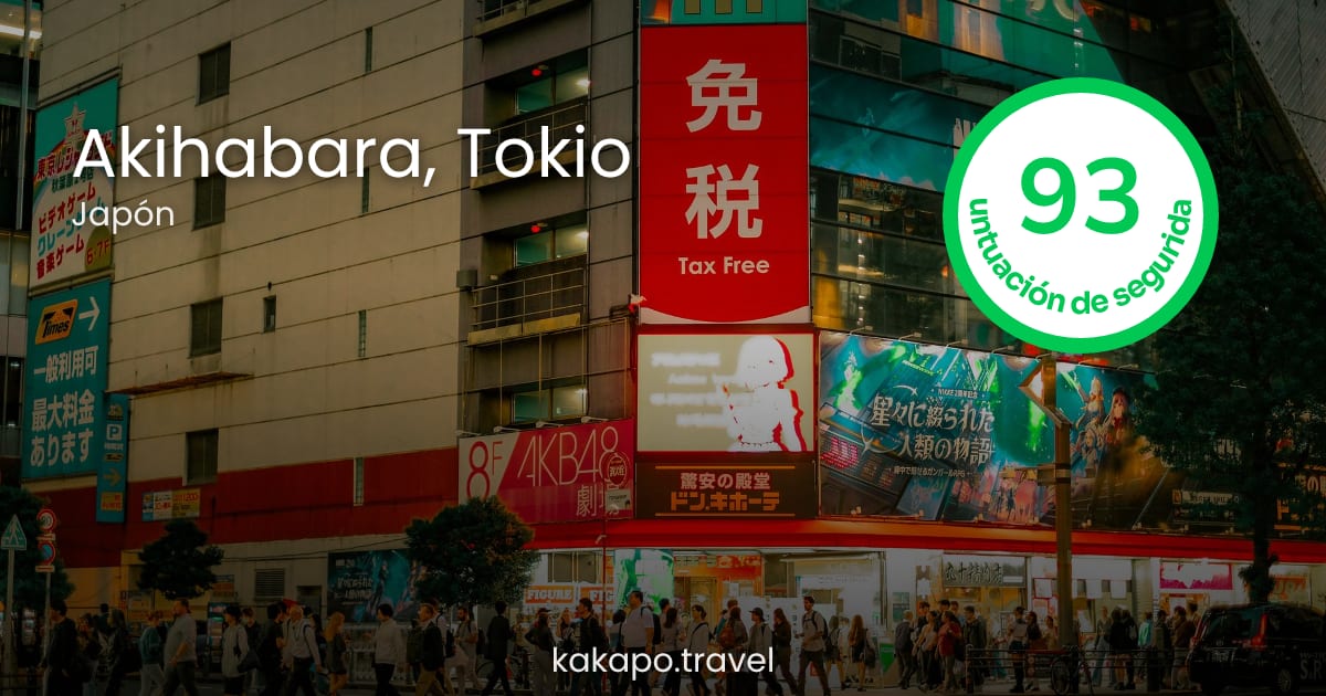 ¿Es Seguro Akihabara por la Noche? Guía de Tokio 2026