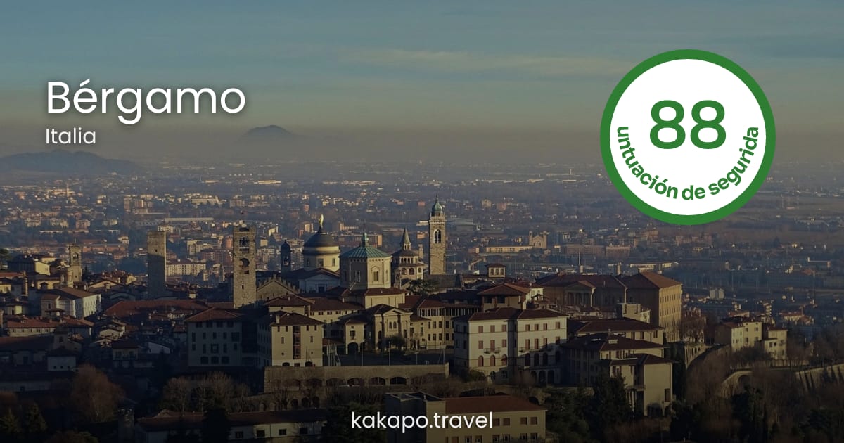 ¿Es seguro Bérgamo, Italia? Guía 2026