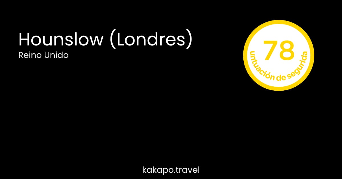 ¿Es seguro Hounslow, Londres? Guía 2026