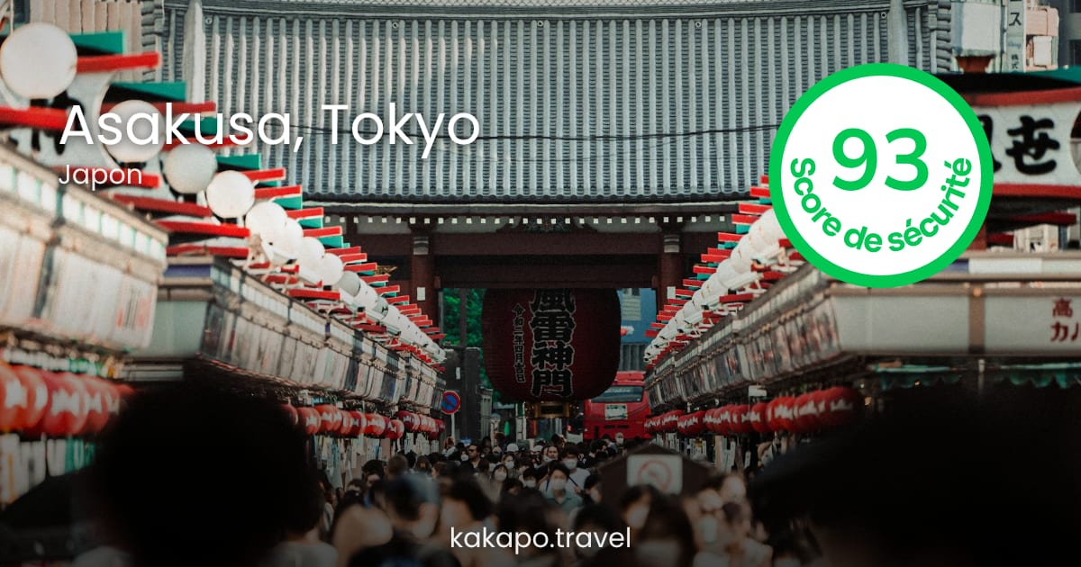 Asakusa est-elle sûre la nuit ? Guide Tokyo 2026