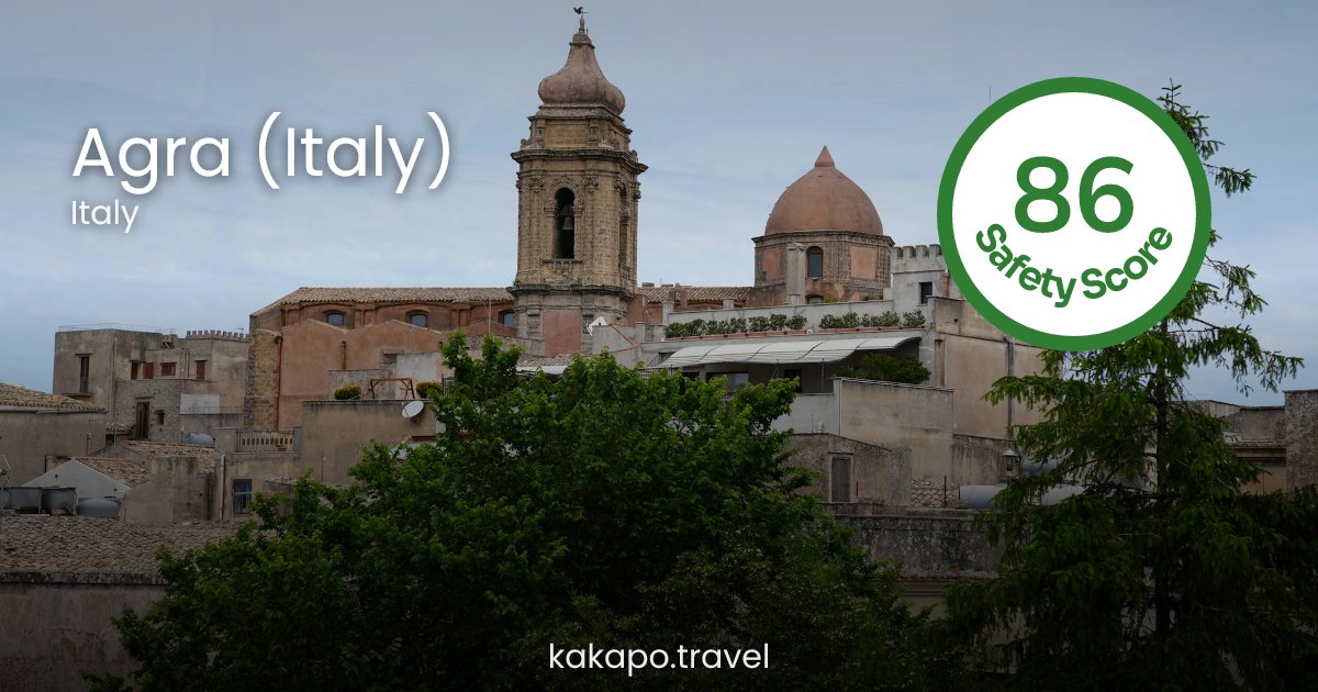 Is Agra (Italy), Italy safe? — Kakapo travel safety guide