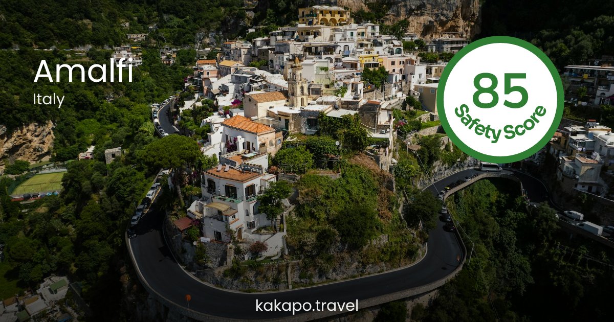 Is Amalfi, Italy safe? — Kakapo travel safety guide