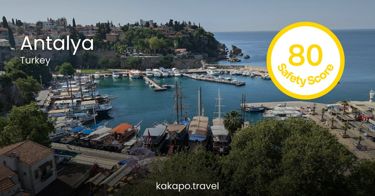 Is Antalya, Turkey safe? — Kakapo travel safety guide