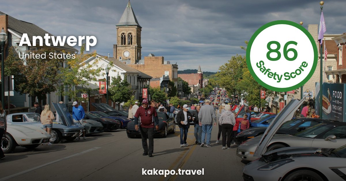 Is Antwerp, United States safe? — Kakapo travel safety guide