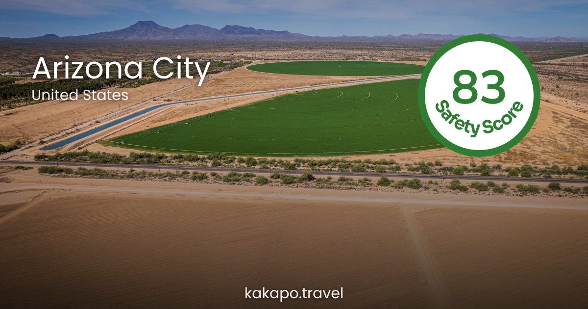 Is Arizona City, United States safe? — Kakapo travel safety guide