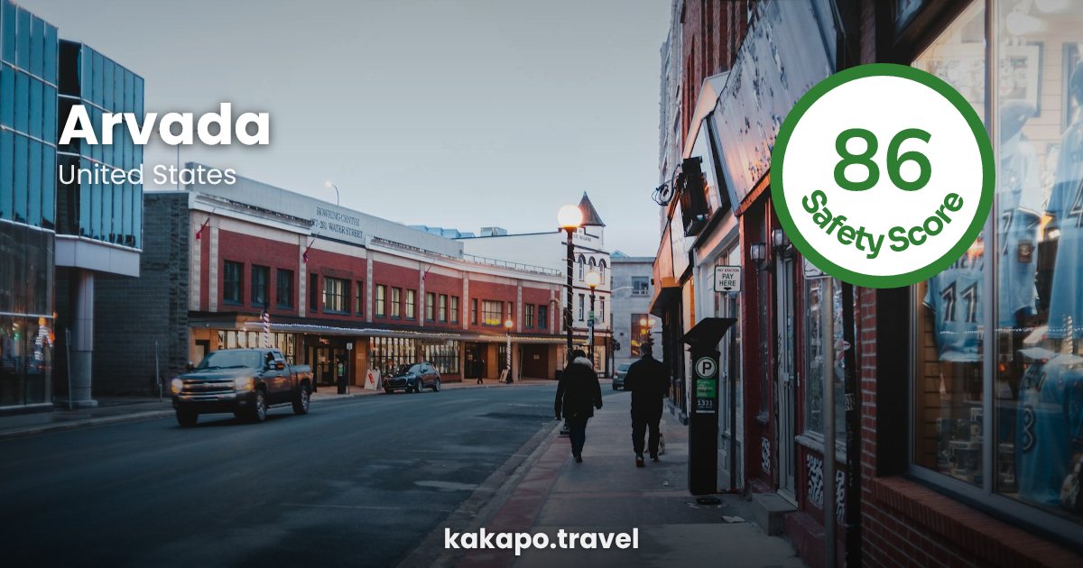 Is Arvada, United States safe? — Kakapo travel safety guide