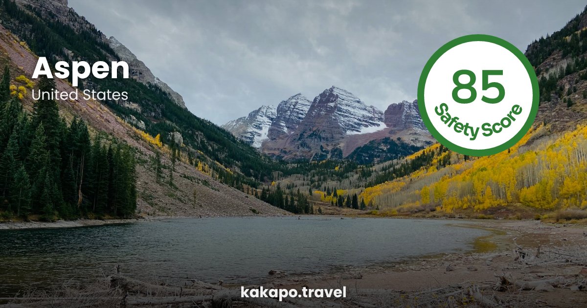 Is Aspen, United States safe? — Kakapo travel safety guide