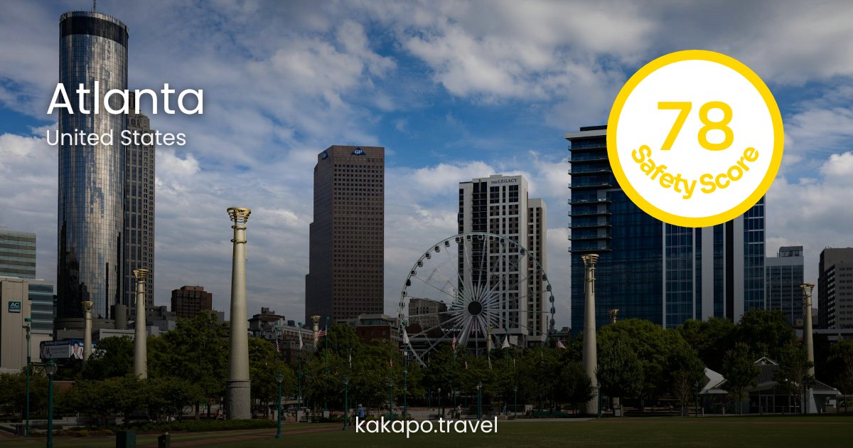 Is Atlanta, United States safe? — Kakapo travel safety guide